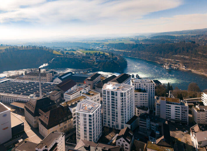 Hoch hinaus am Rheinfall